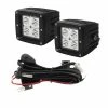 Pilot Automotive Recreational Vehicle Accessories 3" Square LED Light Kit With Harness