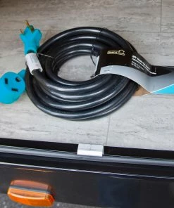 Road & Home RV Accessories 25 Ft. RV Electrical Cord with Pull Out Handles Type 10/3 STW 30 Amp 125 V to 4 Degrees Fahrenheit Cold Weather Jacket Black with Yellow Handles 11 Road & Home RV Accessories 25 Ft. RV Electrical Cord with Pull Out Handles Type 10/3 STW 30 Amp 125 V to 4 Degrees Fahrenheit Cold Weather Jacket Black with Yellow Handles -Outdoor Recreation Outlet Shop 46314768