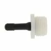 Road & Home RV Accessories Plumbing Blow Out Plug for RVs with Standard Male Hose Threads and Schrader Style Air Valve with Cap Plastic Rubber and Brass Construction Materials
