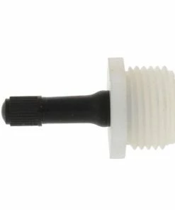 Road & Home RV Accessories Plumbing Blow Out Plug for RVs with Standard Male Hose Threads and Schrader Style Air Valve with Cap Plastic Rubber and Brass Construction Materials