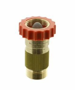 Road & Home RV Accessories RV Inlet Water Pressure Regulator with Consistent 40-50 with Female Swivel Garden Hose Thread Inlet with Extra Large Grips and Male Garden Hose Threaded Outlet with Brass Construction